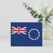 Vlag van de Cookeilanden Briefkaart (Staand voorkant)