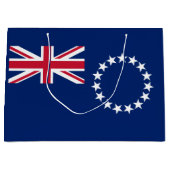 Vlag van de Cookeilanden Groot Cadeauzakje (Voorkant)