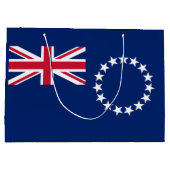 Vlag van de Cookeilanden Groot Cadeauzakje (Achterkant)