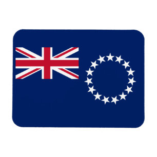 Vlag van de Cookeilanden Magneet