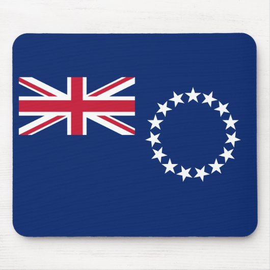 Vlag van de Cookeilanden Muismat (Voorkant)