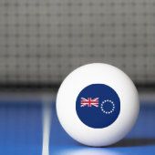 Vlag van de Cookeilanden Pingpongbal (Net)