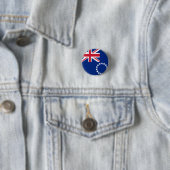 Vlag van de Cookeilanden Ronde Button 3,2 Cm (In situ)