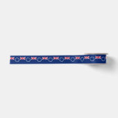 Vlag van de Cookeilanden Satijnen Lint (Voorkant)