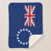 Vlag van de Cookeilanden Sherpa Deken (Voorkant)