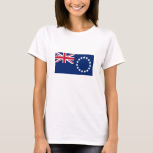 Vlag van de Cookeilanden T-shirt