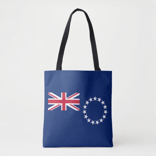Vlag van de Cookeilanden Tote Bag (Voorkant)