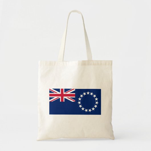 Vlag van de Cookeilanden Tote Bag (Voorkant)