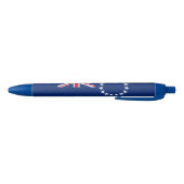 Vlag van de Cookeilanden Zwarte Inkt Pen (Bodem)