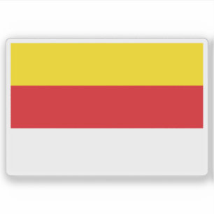 Vlag van de deelstaat Karinthië, Oostenrijk Sticker