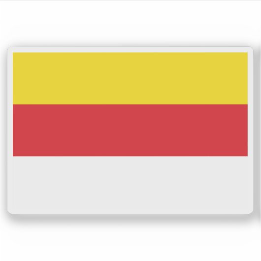 Vlag van de deelstaat Karinthië, Oostenrijk Sticker (Voorkant)