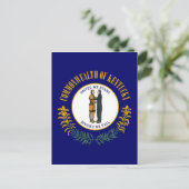 Vlag van de deelstaat Kentucky Briefkaart (Staand voorkant)