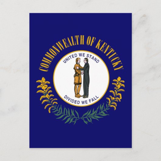 Vlag van de deelstaat Kentucky Briefkaart (Voorkant)