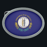 Vlag van de deelstaat Kentucky Gesp<br><div class="desc">Patriottische Kentucky staatsvlag.</div>