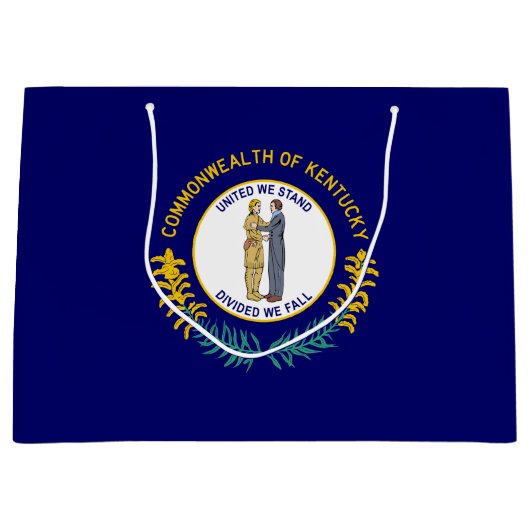 Vlag van de deelstaat Kentucky Groot Cadeauzakje (Voorkant)