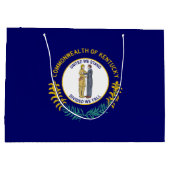Vlag van de deelstaat Kentucky Groot Cadeauzakje (Achterkant)