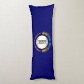 Vlag van de deelstaat Kentucky Lichaamskussen (Achterkant (Verticaal))