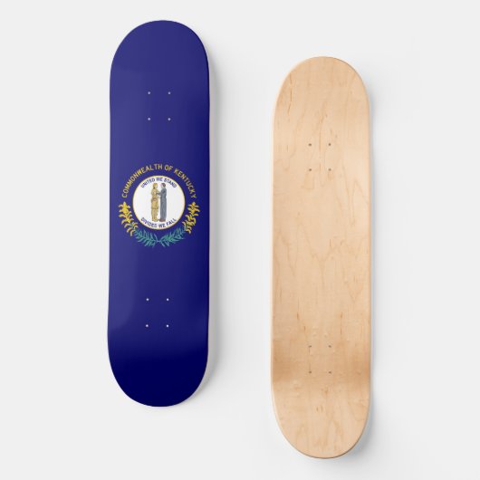 Vlag van de deelstaat Kentucky Persoonlijk Skateboard (Voorkant)