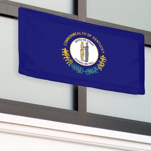 Vlag van de deelstaat Kentucky Spandoek (Buitenkant Gebouw)
