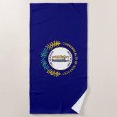 Vlag van de deelstaat Kentucky Strandlaken (Voorkant)