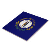 Vlag van de deelstaat Kentucky Tegeltje (Zijkant)