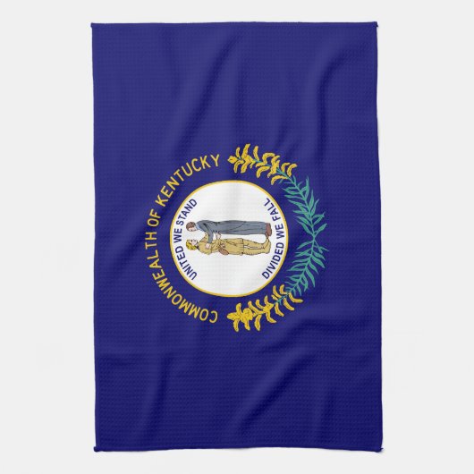 Vlag van de deelstaat Kentucky Theedoek (Verticaal)