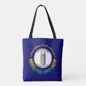 Vlag van de deelstaat Kentucky Tote Bag (Achterkant)