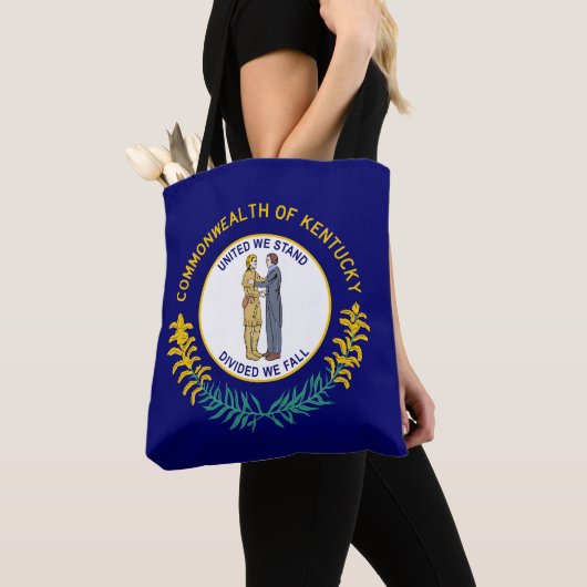 Vlag van de deelstaat Kentucky Tote Bag (Dichtbij)