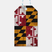 vlag van de deelstaat Maryland Cadeaulabel (Voorkant)