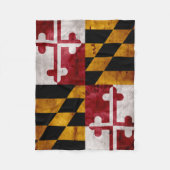  vlag van de deelstaat Maryland Fleece Deken (Voorkant)