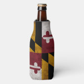  vlag van de deelstaat Maryland Flesjeskoeler (Fles Voorkant)