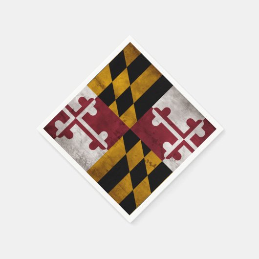  vlag van de deelstaat Maryland Servetten (Hoek)