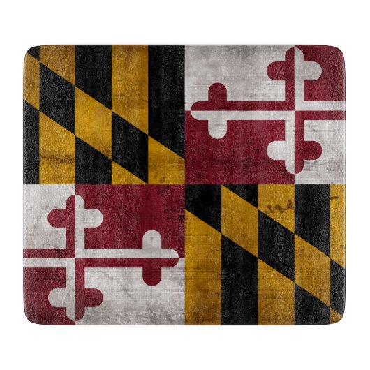  vlag van de deelstaat Maryland Snijplank (Voorkant)
