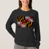  vlag van de deelstaat Maryland T-shirt (Voorkant)