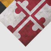  vlag van de deelstaat Maryland Tissuepapier (Detail)