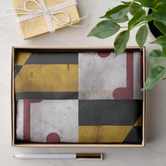  vlag van de deelstaat Maryland Tissuepapier (Geschenk)