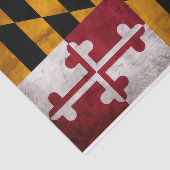  vlag van de deelstaat Maryland Tissuepapier (Detail)