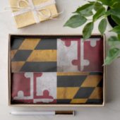  vlag van de deelstaat Maryland Tissuepapier (Geschenk)