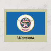 vlag van de deelstaat Minnesota Briefkaart (Voorkant)