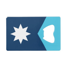 vlag van de deelstaat Minnesota Creditkaart Flessenopener