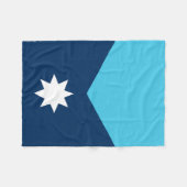 vlag van de deelstaat Minnesota Fleece Deken (Voorkant (Horizontaal))