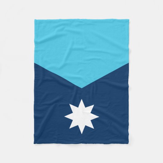 vlag van de deelstaat Minnesota Fleece Deken (Voorkant)