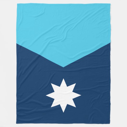 vlag van de deelstaat Minnesota Fleece Deken (Voorkant)