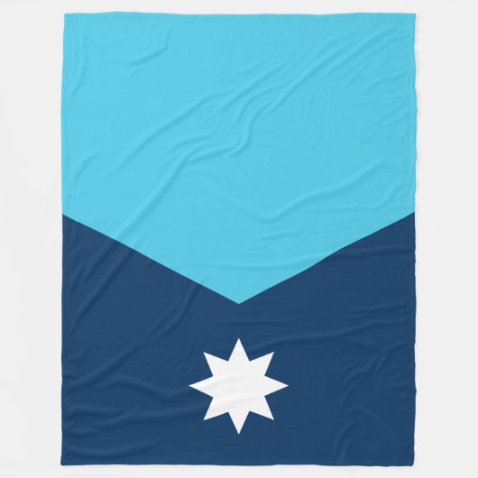 vlag van de deelstaat Minnesota Fleece Deken (Voorkant)