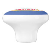 vlag van de deelstaat Minnesota Keramische Knop (Zijkant)