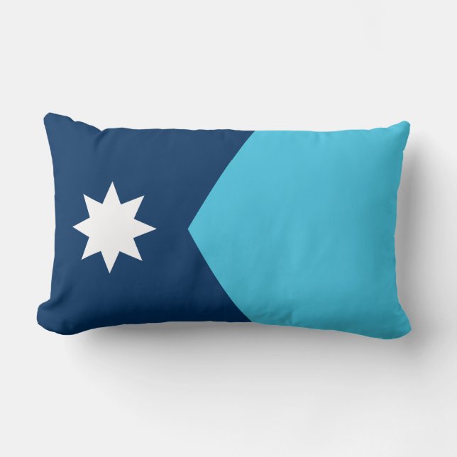 vlag van de deelstaat Minnesota Kussen (Voorkant)