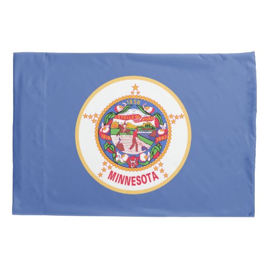 vlag van de deelstaat Minnesota Kussensloop (Achterkant)