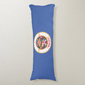 vlag van de deelstaat Minnesota Lichaamskussen (Voorkant Verticaal)