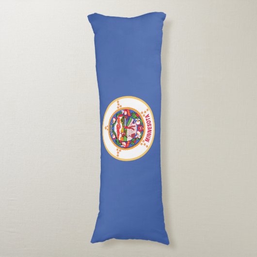 vlag van de deelstaat Minnesota Lichaamskussen (Voorkant Verticaal)