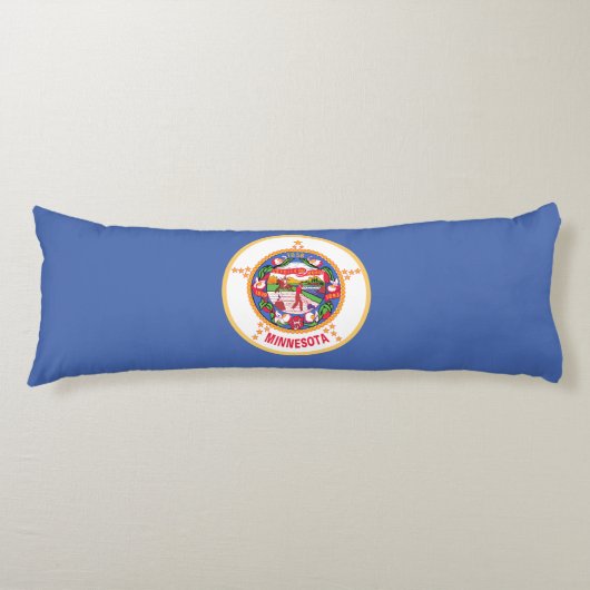 vlag van de deelstaat Minnesota Lichaamskussen (Voorkant)